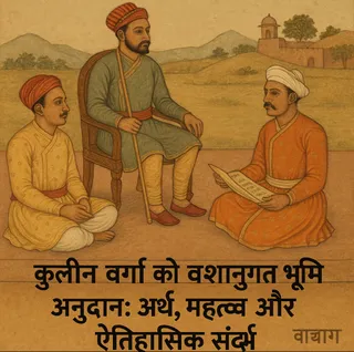कुलीन वर्ग को वंशानुगत भूमि अनुदान: अर्थ, महत्व और ऐतिहासिक संदर्भ Hereditary Land Grants to the Kulin Class: Meaning, Significance, and Historical Context - Watan Jagir