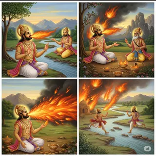 🔥विदेह माधव कथा विदेह माधव और अग्नि की सदानीरा यात्रा: शतपथ ब्राह्मण की एक वैदिक कथाVidegha Madhava and the Journey of Agni to the River Sadanira: A Vedic Tale from the Shatapatha Brahmana