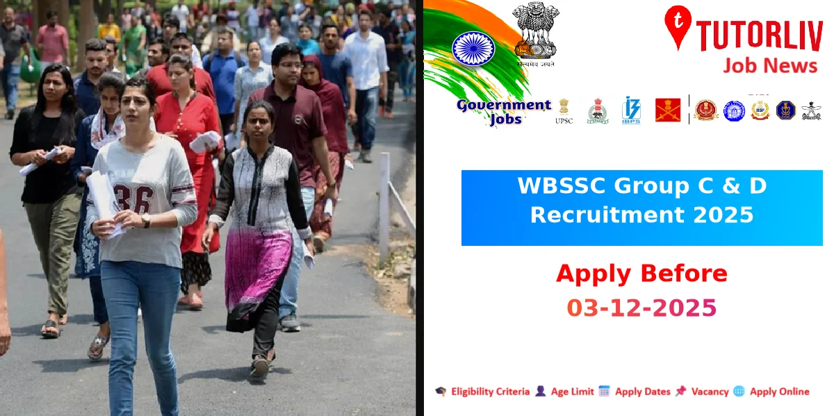 WBSSC Group C & D Recruitment 2025